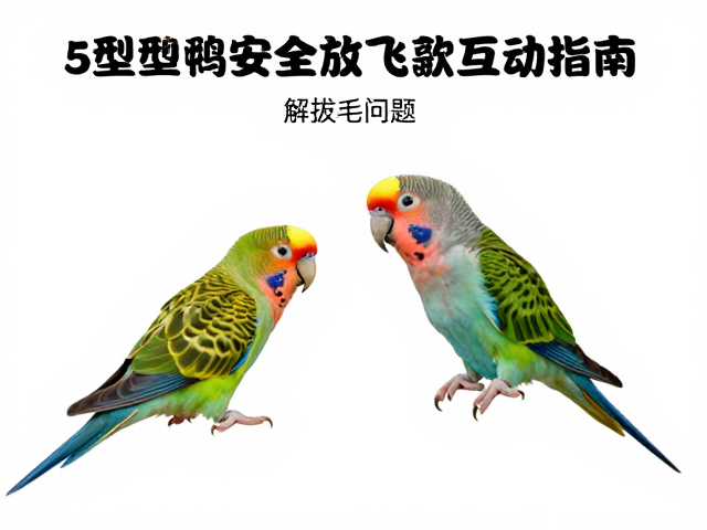 中型鹦鹉安全放飞互动指南,解决拔毛问题,打造健康亲密关系