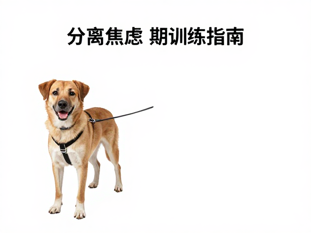 分离焦虑期狗狗用牵引绳正确引导,问题记录期训练指南