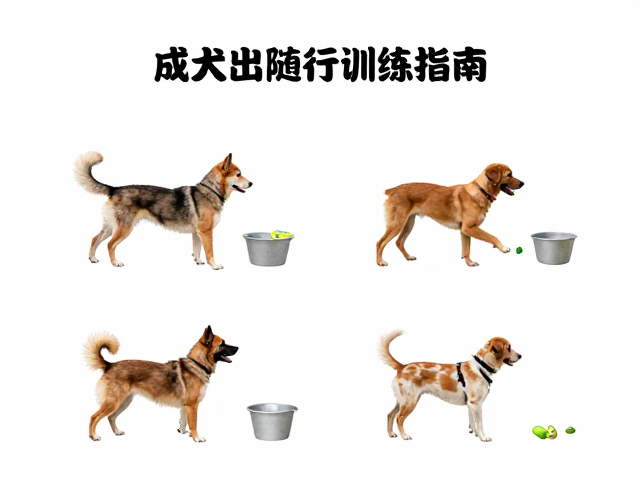 成犬外出随行训练指南,拾取收物实战技巧与日常互动教学