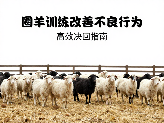圈羊训练与行为矫正基础