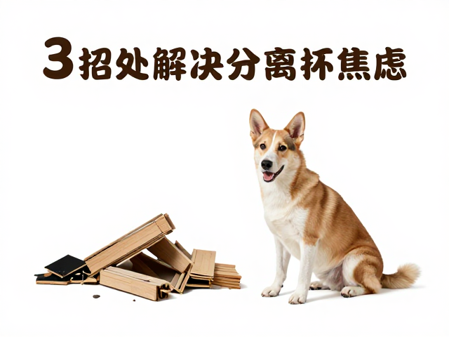 高依恋犬独处拆家破坏家具?3招解决分离焦虑,告别拆家怪