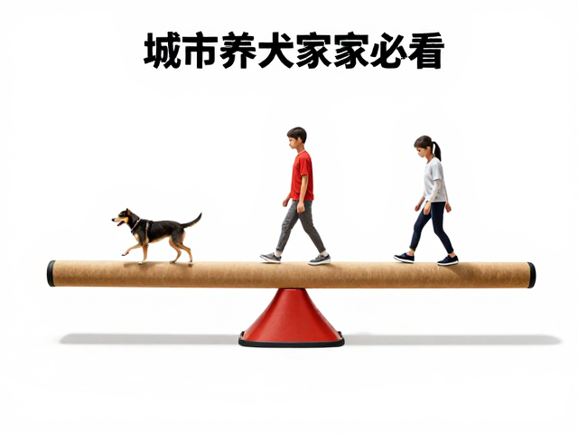 城市养犬家庭必看,平衡木训练与短距离随行奖励技巧