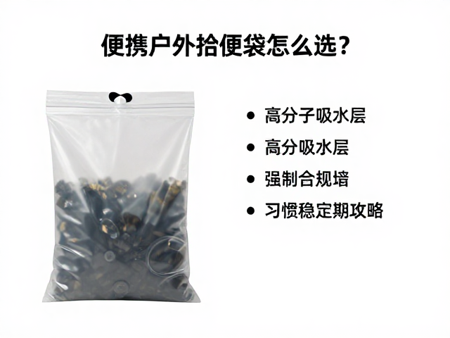 便携户外拾便袋怎么选?高分子吸水层,习惯稳定期攻略