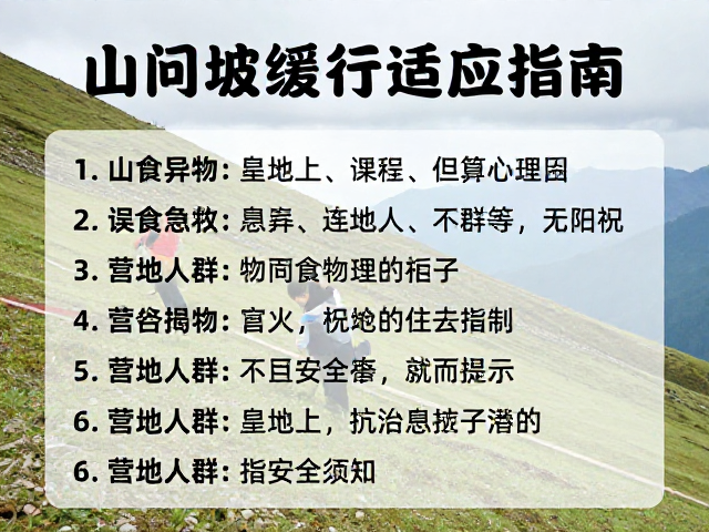 误食异物急救与营地人群安全须知