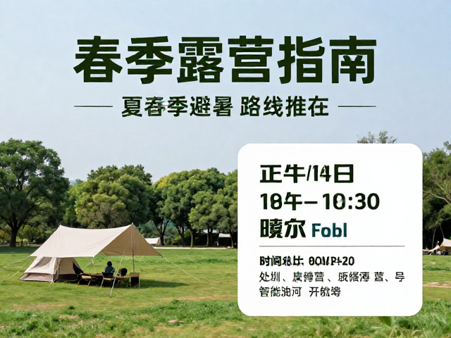 营地选址与安全规范