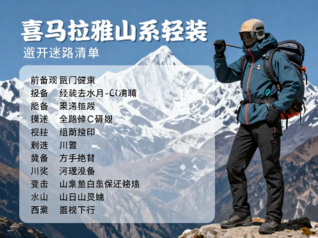 装备清单与体能准备