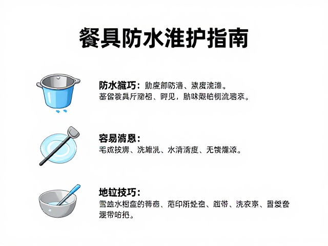 餐具防水涂层维护指南,附雪地地钉清洁技巧