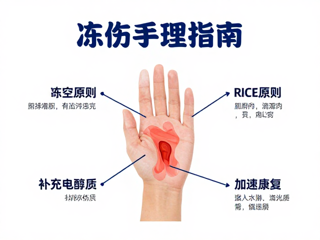 冻伤处理指南，RICE原则与补充电解质加速康复