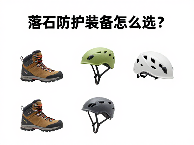 落石防护的头盔系统