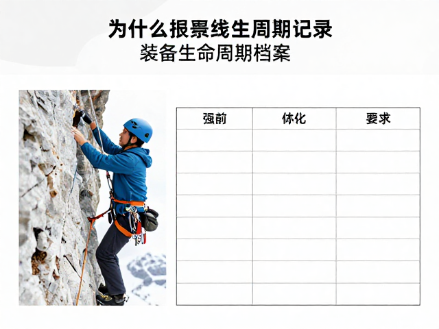 使用年限与场景记录:建立装备生命周期档案