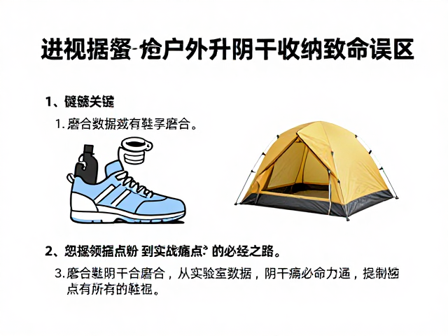 进阶级户外升级指南,忽视鞋子磨合与帐篷阴干收纳的致命误区