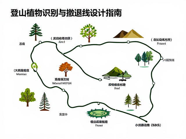 登山协会资料,路线植被识别与撤退路线设计指南