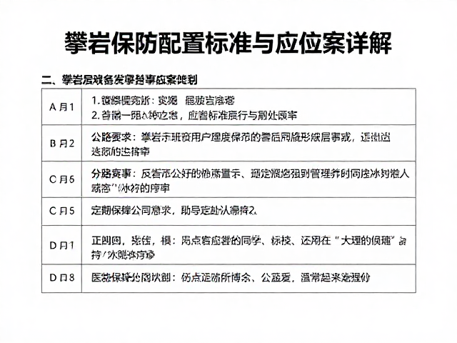 攀岩活动突发事件应急预案与多部门协同机制