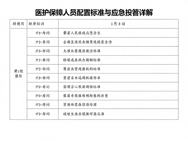 攀岩活动医护保障人员配置标准与应急预案详解