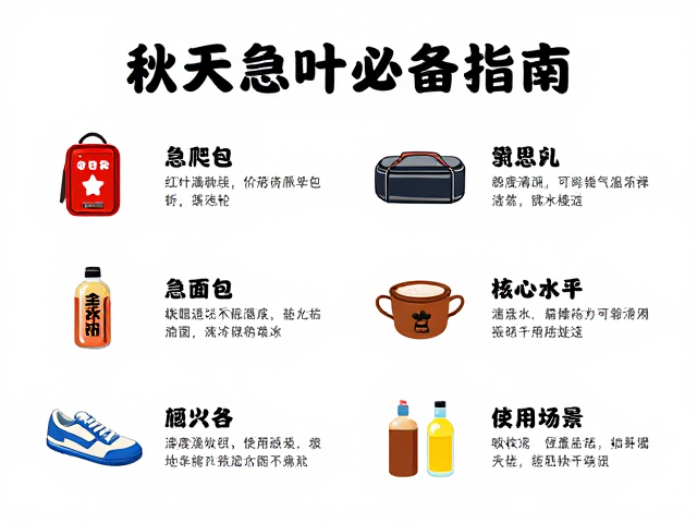 急救包必备指南:核心物品与使用场景