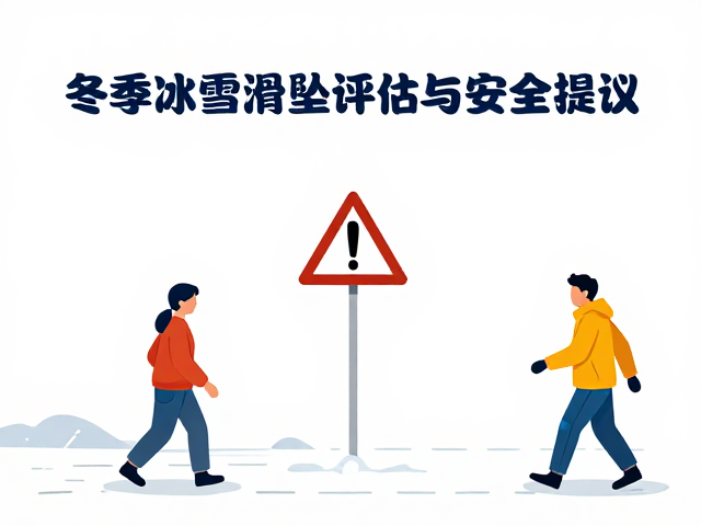 冬季防冰雪滑坠指南,雨雪天气出行风险评估与安全建议