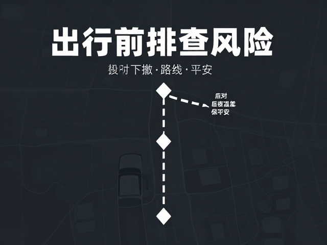 出行前排查风险,设备用下撤路线,应对昼夜温差保平安