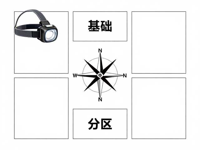 户外头灯分区摆放指南,像指南针一样精准管理装备