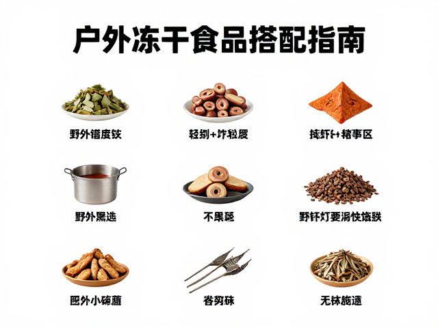 户外冻干食品搭配指南,野外如何快速搭建炊事区?
