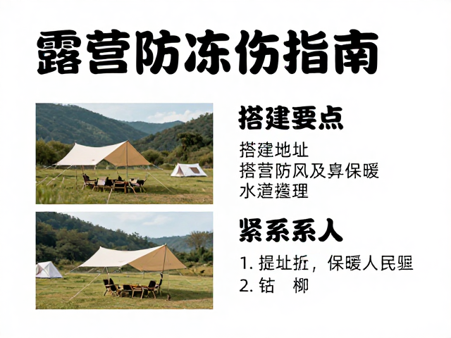 露营防冻伤指南,营地搭建要点与紧急联系人记录