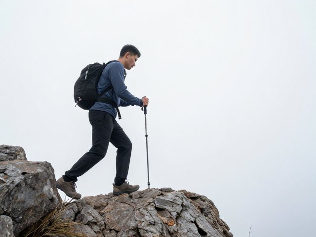 登山步法,短距离山路适应技巧,避免手脚同动防受伤