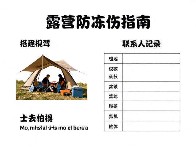 个人装备选择与睡眠系统配置