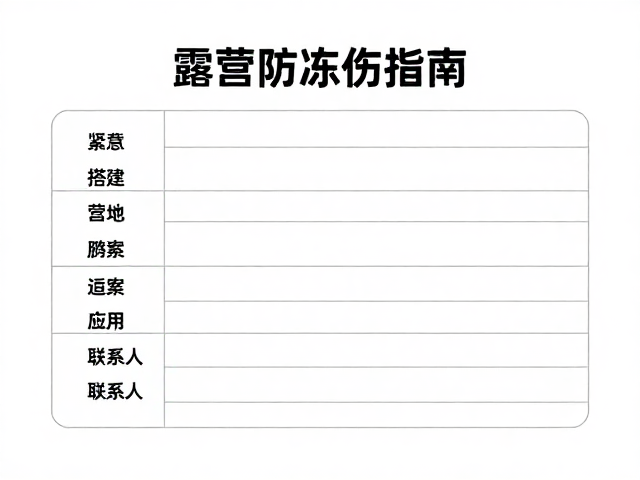 紧急联系人记录与应急预案
