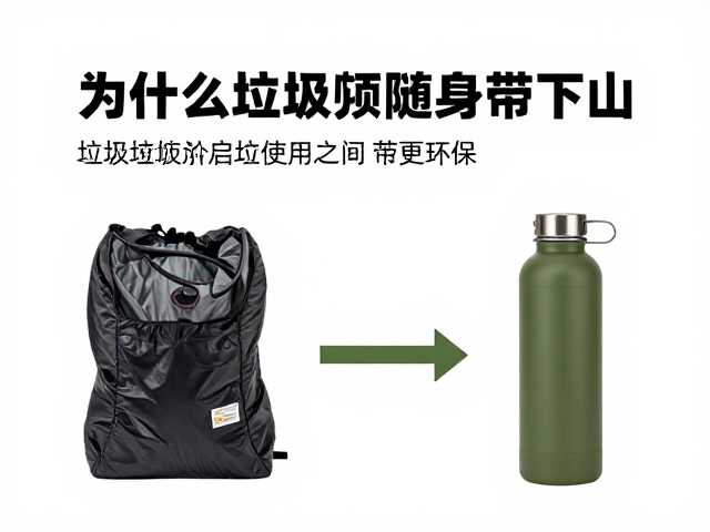 生态旅游指南,垃圾随身带下山,自带可重复使用水壶更环保