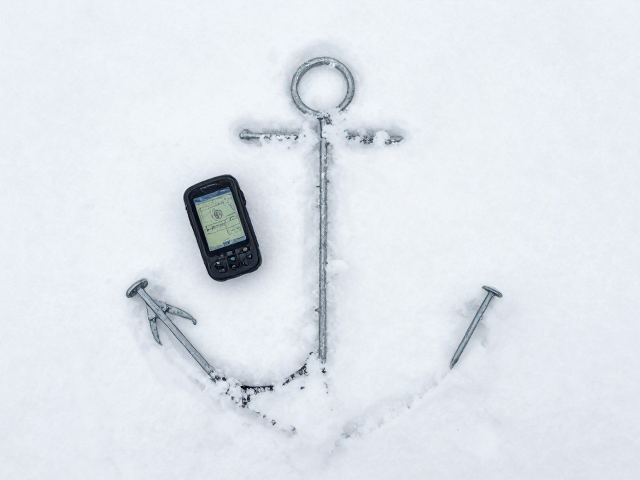 地钉:冰雪地面的锚点艺术