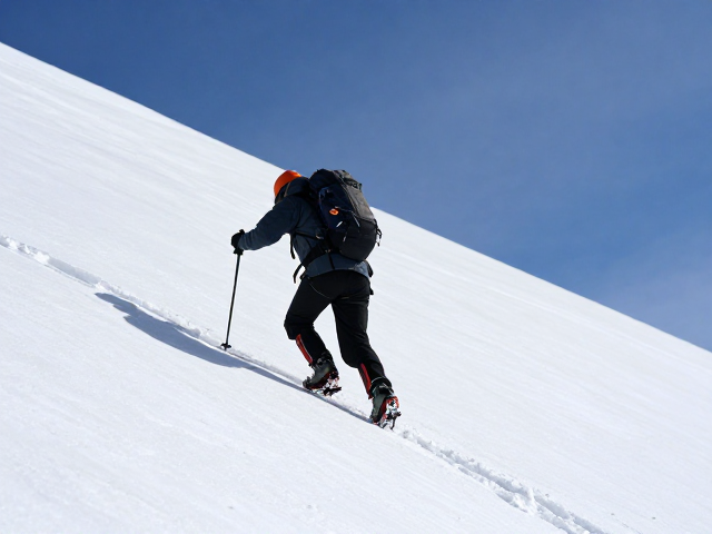 高海拔登山雪坡上升技巧,安全行走与攀爬指南