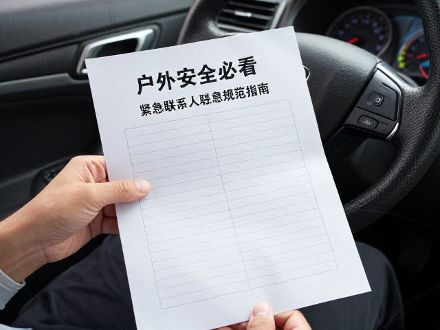 户外安全必看，紧急联系人登记与安全带检查规范指南