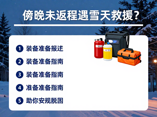应急照明与能量补给