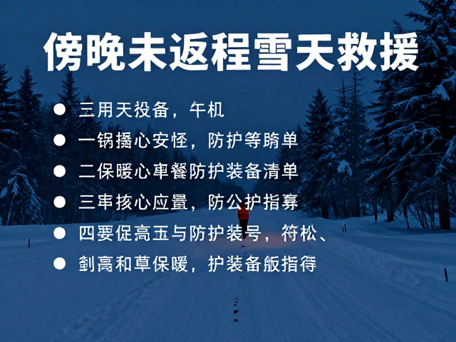 核心保暖与防护装备清单