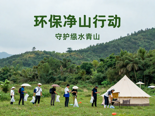 环保净山行动,如何选择高标准营地守护绿水青山