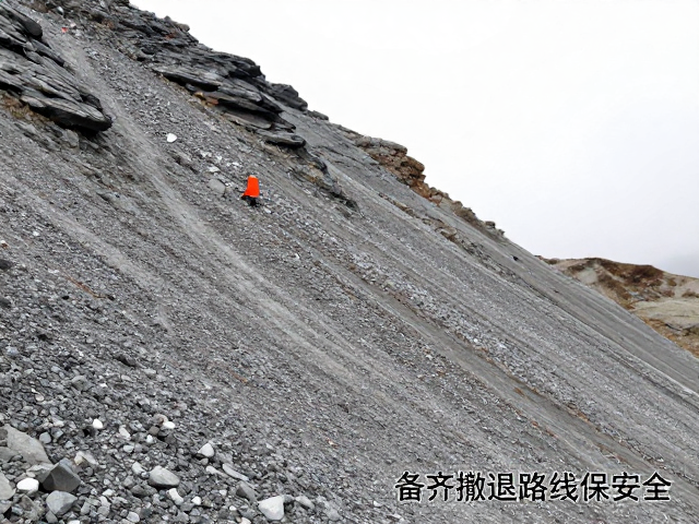 陡坡碎石坡信号中断怎么办?备齐撤退路线保安全