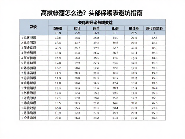 海拔数据表的解读陷阱与真实体感差异