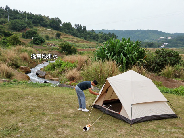 帐篷搭建避坑,选高地排水,清洁阴干,新手必看的正确姿势