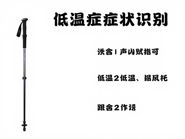 登山杖使用指南与低温症状识别,户外路线安全预警
