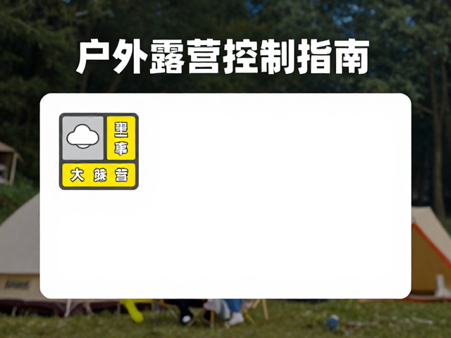 户外露营噪音控制指南,天气预警查询与安全保障全解析