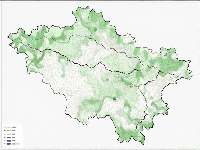 夏季徒步攻略，等高线地图规划，景区摆渡车直达路线