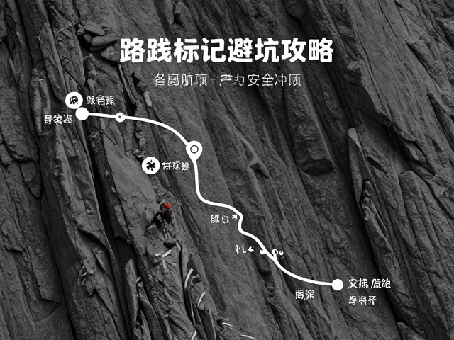 户外徒步指南,精准航点标记助力安全冲顶,路线标记避坑攻略
