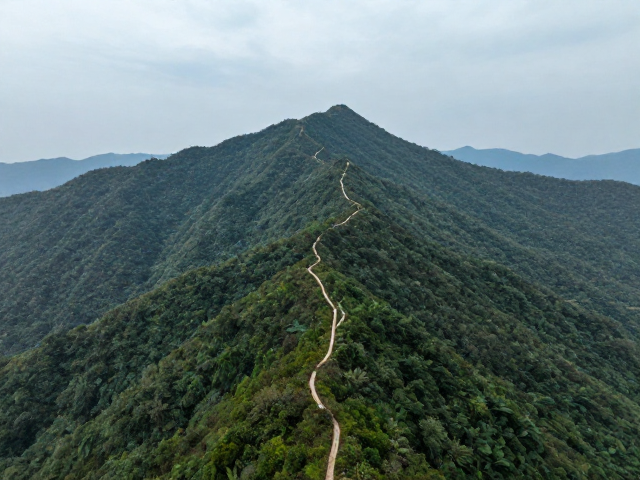 绝美山脊线的极致视野