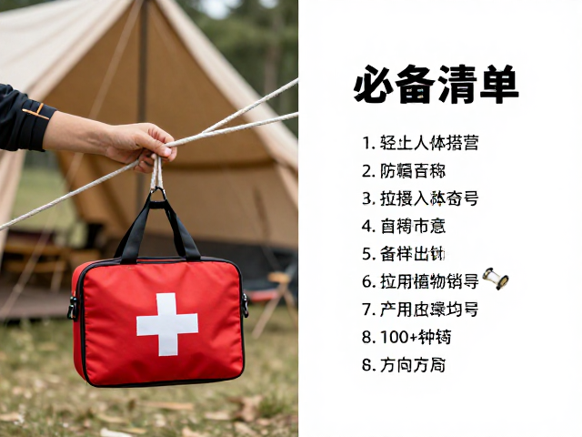 轻量化营地搭建,拉紧风绳技巧与急救包必备清单