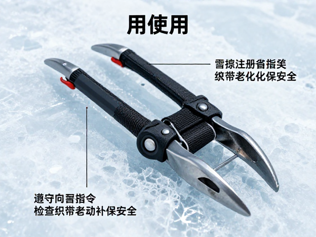 冰岩爪使用指南，遵守向导指令，检查织带老化保安全