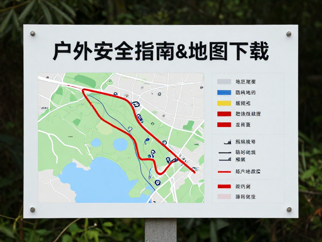 户外安全指南,保护站设置与离线地图下载,应对路线救援
