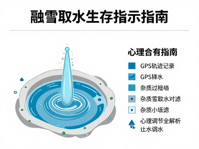 融雪取水生存指南,GPS轨迹记录与心理调节全解析