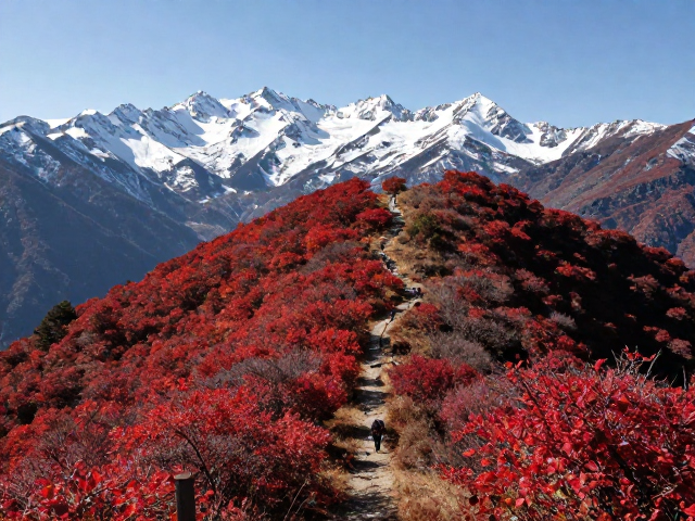 秋季雪山红叶徒步,高累计爬升路线推荐