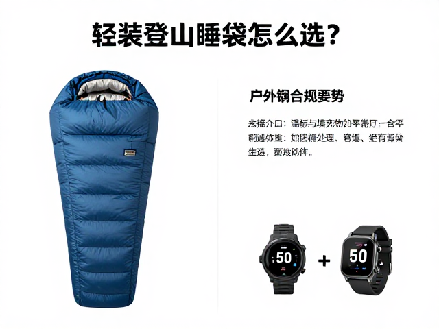轻装登山睡袋怎么选？户外手表搭配指南，秒懂装备