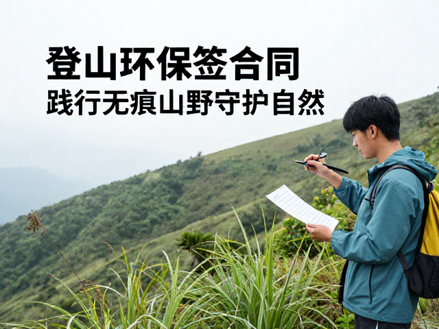 登山环保签合同,践行无痕山野守护自然