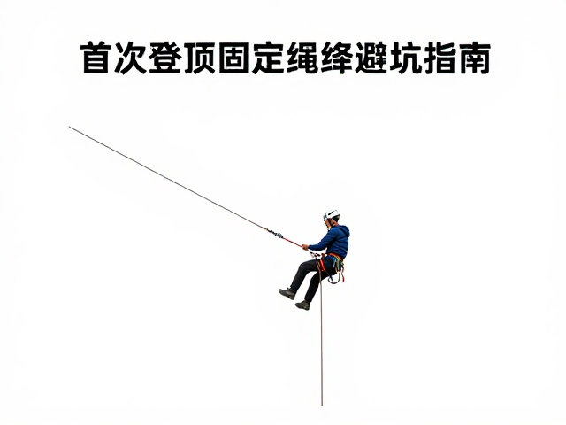 首次登顶攻略,固定绳使用技巧与路线降级避坑指南